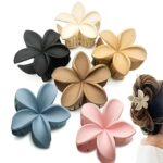 6 PCS Flower Hair Claw Clips Nonslip Matte Hair Clips for Women Thick Hair to Thin Hair Styling Accessories Cute Claw Clips Hair Clip