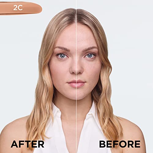L'Oreal Paris True Match Liquid Foundation, Skincare Infused With Hyaluronic Acid, Spf 17, Available In 40 Shades, 2C Rose Vanilla, 30 Ml