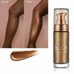 AquaPurity PHOERA Body Luminizer Silky Dewy Makeup Cream Face Body Shimmer Just Glow Make Up Liquid Brighten 30ml, Concealer Makeup (103 Glisteni
