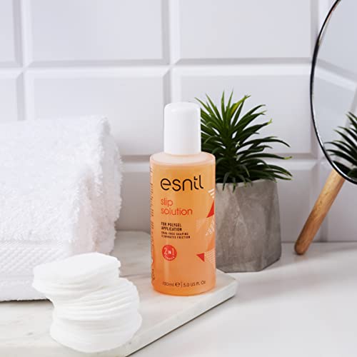 ESNTL Slip Solution for Nails | 150ml | For Easier, Smoother Polygel Nails | Drag-Free Shaping and Friction-Free Application | Salon Results At H