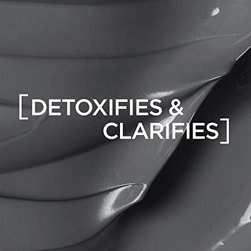 L'Oreal Paris Pure Clay Black Charcoal Detox Face Mask, Deep Cleansing Skin Care for All Skin Types 50 ml
