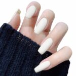 TBeautfave White Nail Polish, Quick Dry Nail Polish Peel off Nail Polish French Manicure Nail Polish Non-toxic Natural Water Based Formula & No N