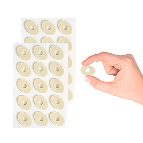 Bunion Plasters Corn Plasters Pads for Feet 30 Pcs Soft Corn Cushions Latex Foam Corn Plasters for Feet Self Adhesive Callus Pads Corn Pad Anti C