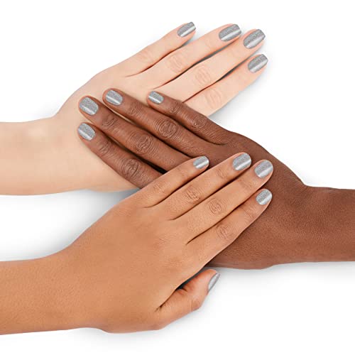 Bluesky Gel Nail Polish, Spring 2021 Collection, Move With Grace Ss2110, 10 ml, Silver, Metallic, Shimmer (Requires Curing Under LED or UV Lamp)