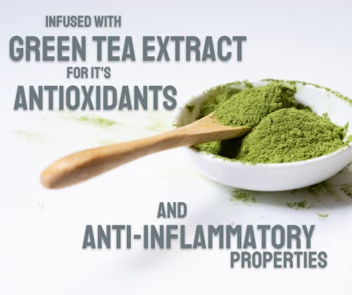 EcoFeminii Green Tea Oil Control Blotting Sheets-100 pcs Natural Papers for Clear, Clean & Matte Skin-Removal of Facial Oil & Sebum (Medium (6cm