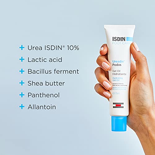 ISDIN Ureadin Podos Moisturizing Oil Gel 75Ml | For Dry, Fissurized Feet