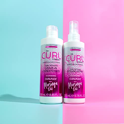 The Curl Company Curl Reviving Styling Spray (200ml) – Professionally Formulated with Nourishing Curplex with Moringa Oil. Experts in Curls & Wav
