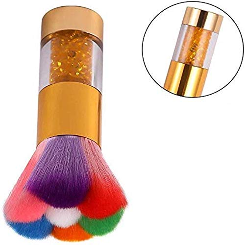 Nail Dust Cleaner, Nail Dust Brush Nail Soft Dust Cleaner Cleaning Brush Acrylic UV Gel Powder Removal Manicure Tool Nail Art Supplies for Acryli