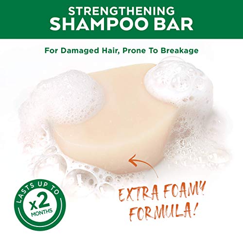 Garnier Ultimate Blends Honey Treasures Strengthening Shampoo Bar for Damaged Hair, Clear, 60 g (Pack of 1)