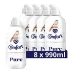 Comfort Pure Fabric Conditioner pack of 8 (264 washes total) dermatologically tested gentle next to sensitive skin 33 Wash 990 ml