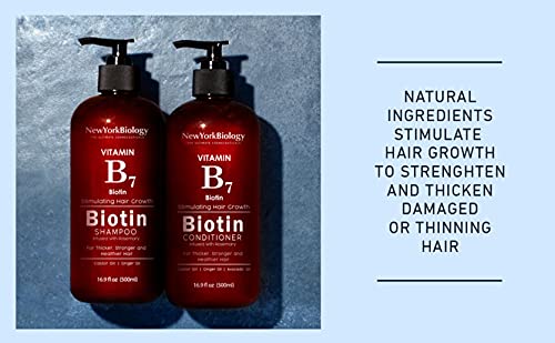 Biotin Shampoo and Conditioner Set 500ml for Hair Growth and Thinning Hair – Thickening Formula for Hair Loss Treatment – For Men & Women – Anti