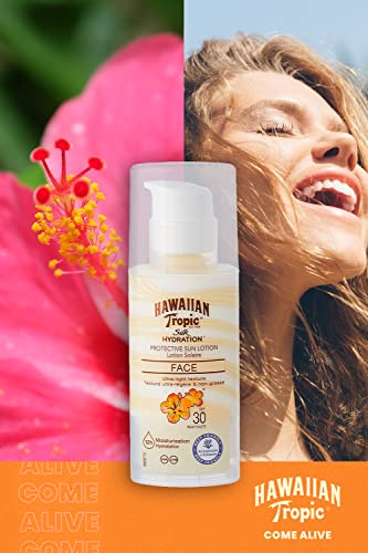 HAWAIIAN TROPIC - Silk Hydration | Protective Sun Lotion for Face SPF 30 | 50 ml