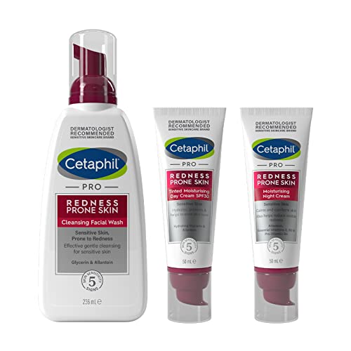 Cetaphil Face Wash, 236ml, PRO Cleansing Facial Wash, For Sensitive & Redness Prone Skin