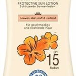HAWAIIAN TROPIC - Satin Protection | Sun Lotion with Mango and Shea Butter SPF 15 | 180 ml