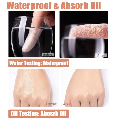 Invisible Fixing Face Powder,Pink Makeup Setting Matte Face Powder,Touch-proof Translucent Setting Powder,Loose Powder Makeup,Long Lasting Matte