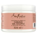 Sheamoisture Coconut & Hibiscus Curling Gel Soufflé no silicones or sulphates for thick, curly hair 326 ml