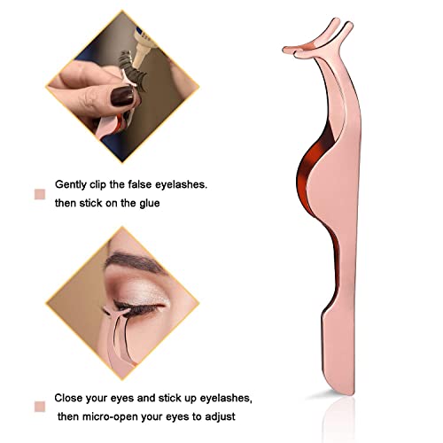 False Eyelashes, 3D Faux Mink Lashes Reusable Long Thick Eyelashes for Makeup Extension, 4 Pairs Hand-made Dramatic Fake Eye with Clip (G107)