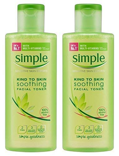 Simple Soothing Facial Toner 6.7 Ounce (198ml) (2 Pack)
