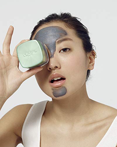 L'Oreal Paris Pure Clay Black Charcoal Detox Face Mask, Deep Cleansing Skin Care for All Skin Types 50 ml