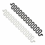 Tomedeks 2Pcs Hair Knitting Tool Fashion French Hair Styling Clip Twist Braid Hair Knitting Tool, for Girls and Ladies Sticky Fishbone DIY Hair A