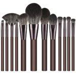 Makeup Brushes 12 Pcs Makeup Brush Set Premium Synthetic Bristles Foundation Make Up Brushes Concealers Eyeshadow Professional Make-up Brush Sets