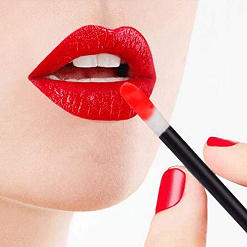 G2PLUS 300 PCS Disposable Lip Gloss Brush - Black Lipstick Concealer Brushes - Lip Applicator Wands Perfect for Lips, Eyes and Makeup Application