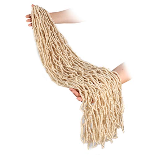 Leeven 30 Inch Distressed Faux Locs 6 Packs Long Butterfly Faux Locs Crochet Hair Synthetic Crochet Braids Pre-looped Soft Locs Crochet Locs Hair