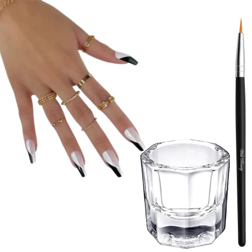 Glamified, glam | Tint Lash Brush + Dappen Mixing Dish | Eyelash Eyebrow Tinting Tint