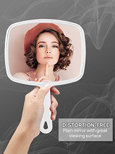 OMIRO Hand Mirror, Handheld Mirror with Handle, Union Jack White