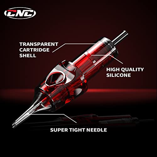 CNC 20Pcs Tattoo Cartridges Needles Disposable Mixed #10 Bugpin Round Liner Cartridge 3RL 5RL 7RL 9RL Tattoo Needles EN04X-20KIT-D