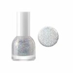 Shefave Silver Nail Polish,Glitter Nail Polish - Long Lasting Glossy Easy Peel off Nail Varnish No Need Cure Nails Gel Non Toxic Nail Polishes -