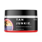 Tan Junkie Watermelon Tanning Accelerator Gel 100ml, Effective in Sunbeds & Outdoor Sun, Achieve a Golden Natural Tan