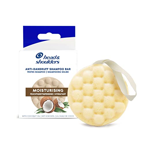 Head and Shoulders Deep Clean Anti-Dandruff Vegan Shampoo Bar with Citrus, Solid Travel Toiletries for All Hair Types & Dry Scalp (70G) Rich Lath
