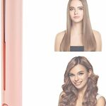 Mini Dual-Purpose Curling Iron,2 in 1 Hair Straightener and Curler,Ceramic Mini Hair Curling Iron for Short and Long Hair,Portable Mini Hair Curl