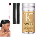 Hair Wax Stick, Hair Finishing Stick Edge Control Anti-Frizz Non-greasy Hair Pomade Stick, Styling Products for Fly Away and Edge Frizz Hair 2.7