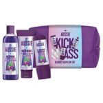 Aussie Blonde Gift Bag, Purple Shampoo Womens Gift Sets - Shampoo and Conditioner Set + 3 Minute Miracle Hair Mask, Hair Care Gift Set with Make