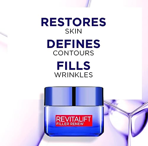 L'Oreal Revitalift Filler Hyaluronic Acid Anti-Ageing Night Cream, 50 ml (Pack of 1)