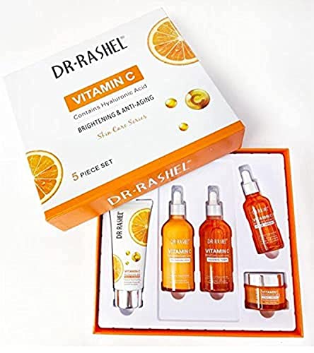 Dr. Rashel Vitamin C Brightening & Anti Aging Skin Care Series 5 Piece Set, Pack of 1