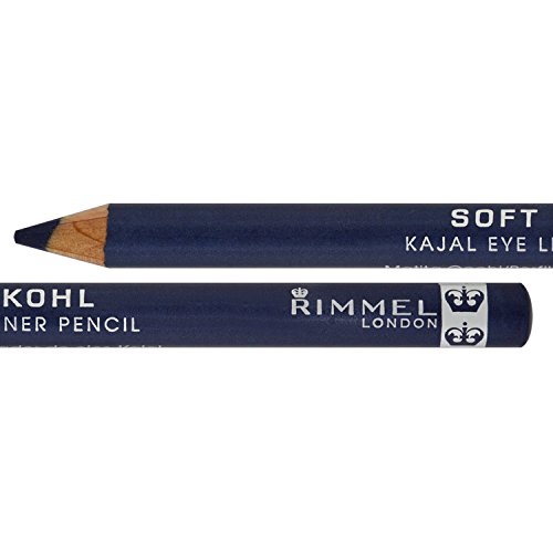Rimmel Soft Kohl Kajal Professional Eyeliner Pencil, Denim Blue, 1.2 grams