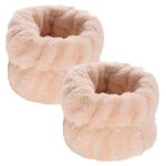 2Pcs Face Wash Wristband, Spa Wristband Facial Washing Wristbands Elastic Wristbands for Washing Face Absorbent Wristbands for Girls Women Preven