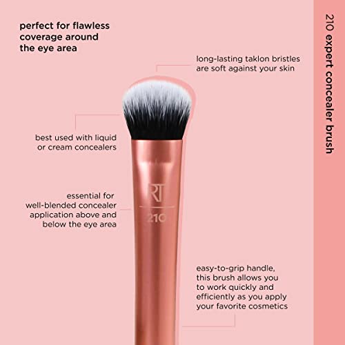 Real Techniques Expert Concealer Makeup Brush (Packaging and Handle Colour May Vary)