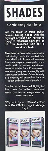 Shades Of London Silver Shadow Semi Permanent Pastel Hair Colour, 75 ml