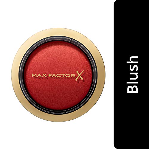 Max Factor Compact Blush Cheeky Coral 35 - Marbled Blush for the Perfect Glow - Multi-Tonal Powder Blush - Apricot