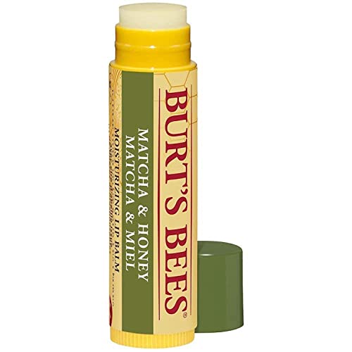 Burt's Bees Lip Balm Beeswax, Moisturising Lip Balm With Vitamin E & Peppermint Oil, 100% Natural Origin, 4.25g