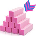 Nail Buffer Block 10PCS, 120 Grit Nail Buffers, 10PCS Mini Nail Files, Nail Files and Buffers Sanding Blocks for Gel Natural Acrylic Nails, Nail