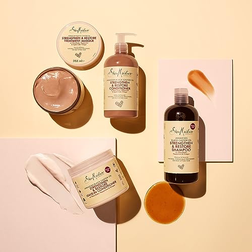 SheaMoisture Jamaican Black Castor Oil Strengthen & Restore Shampoo sulphate free shampoo for natural, chemically processed, or heat styled hair