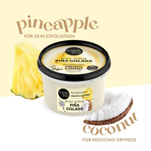 Organic Shop Nourishing Pina Colada Body Scrub Pineapple & Coconut (250ml)