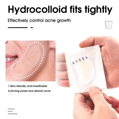 Hydrocolloid Acne Patch(20 Patches), Large Pimple Patch Spot Control Cover, Extra Larger Acne Patch for Covering Large Breakouts, Spot Patch, Pim
