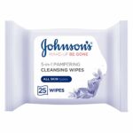 Johnson's Make Up Be Gone Pampering Wipes, Moonflower, 25 Count