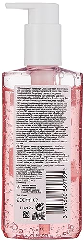 Neutrogena Clear and Radiant Facial Wash, White, 200 ml (Pack of 1)